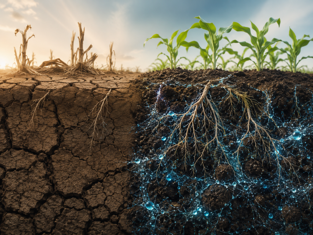 Soil Biofilms for Enhanced Water Retention in Agricultural Systems